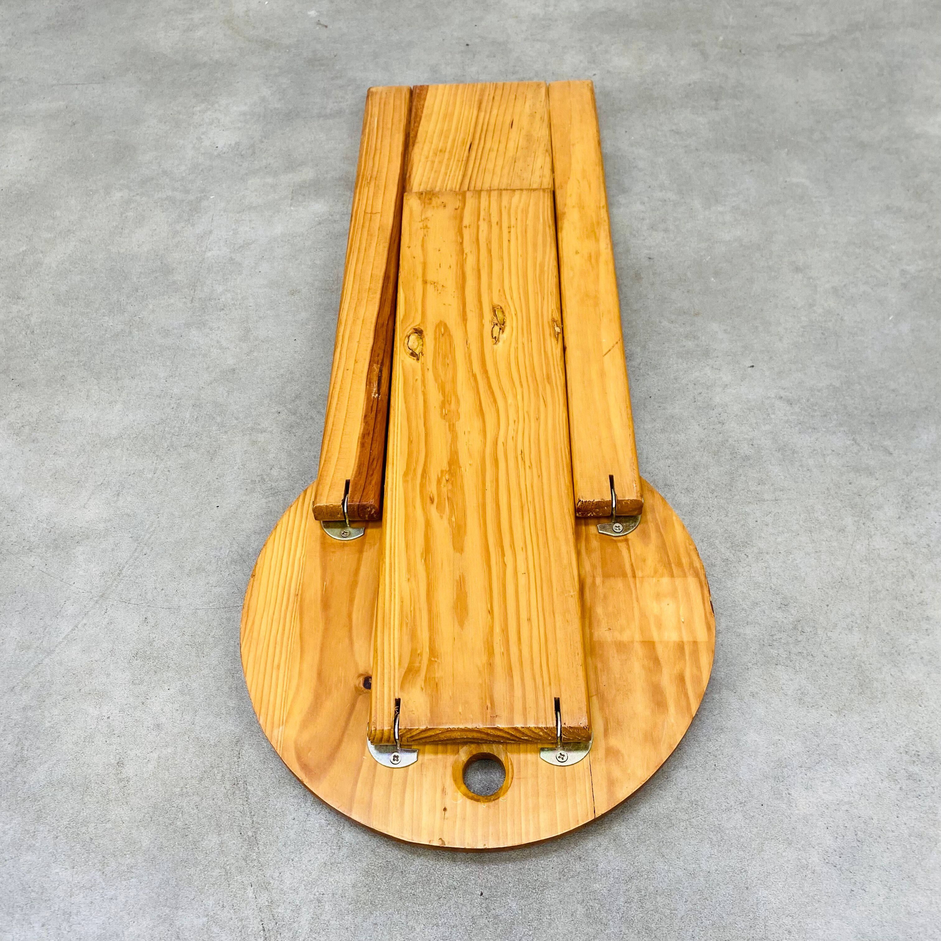 Suzy folding stool by Adrian Reed in pine