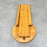 Suzy folding stool by Adrian Reed in pine