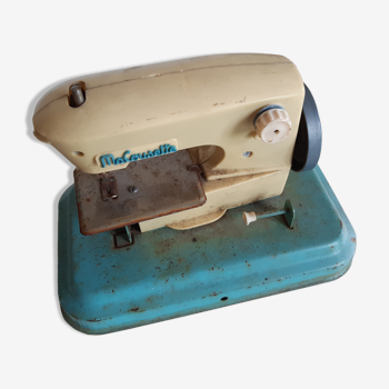 Toy old sewing machine Cousette, vintage 60s