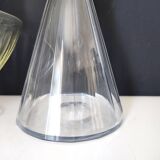Two glass carafes