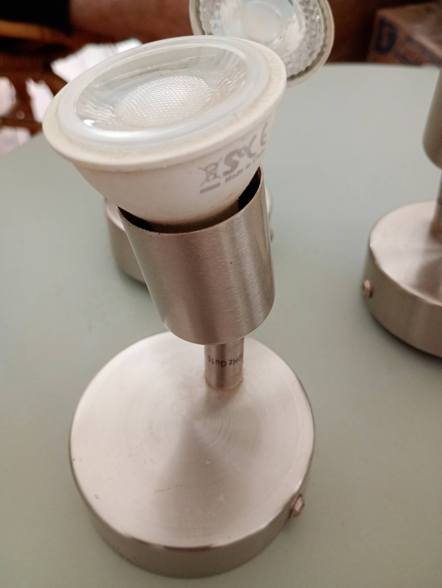 Set of 5 small vintage spotlights