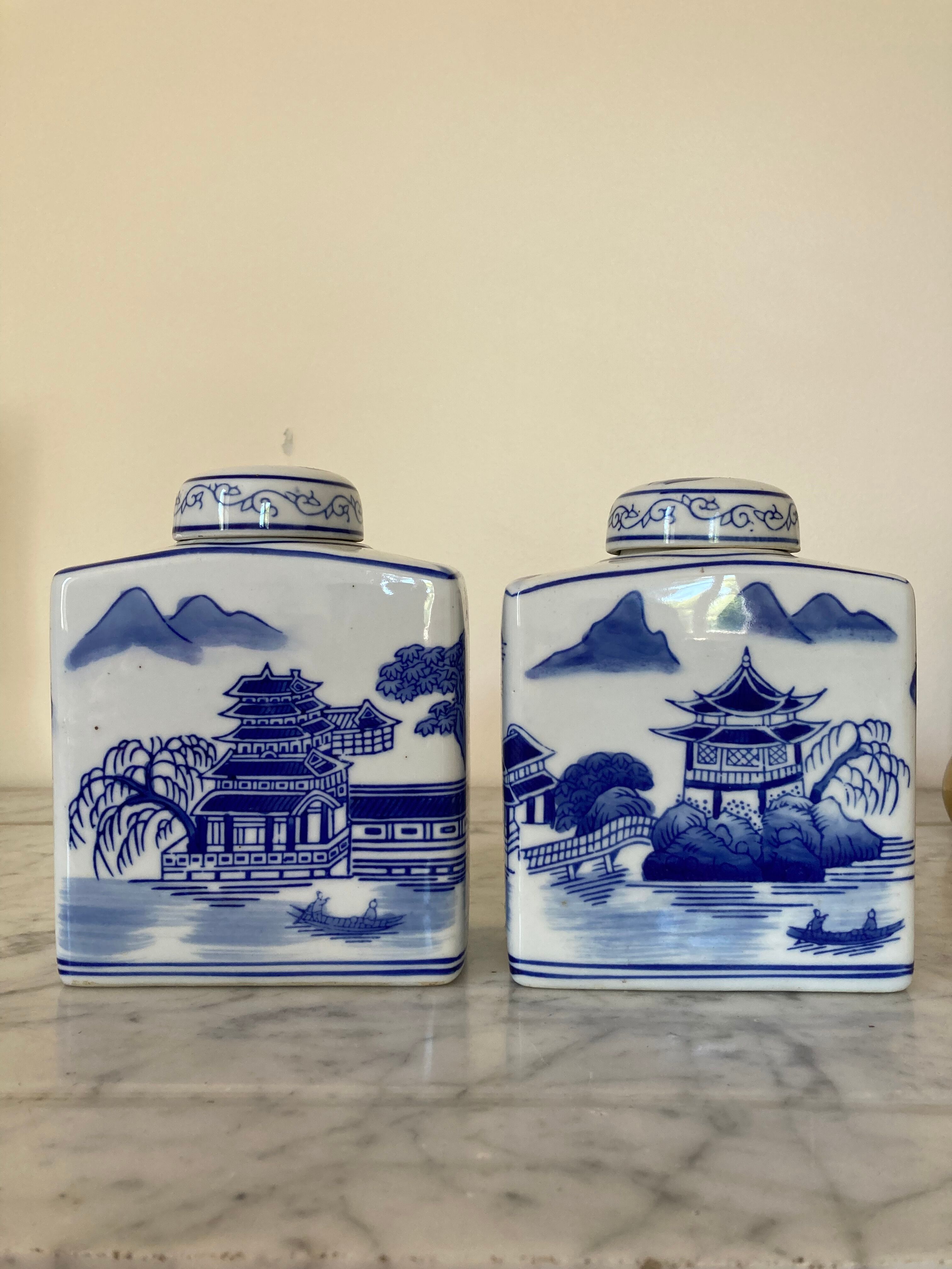 Pair of Chinese ginger pot