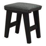 Tabouret gris, design danois, années 1980, production : Danemark
