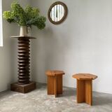 Pair of René Martin stools