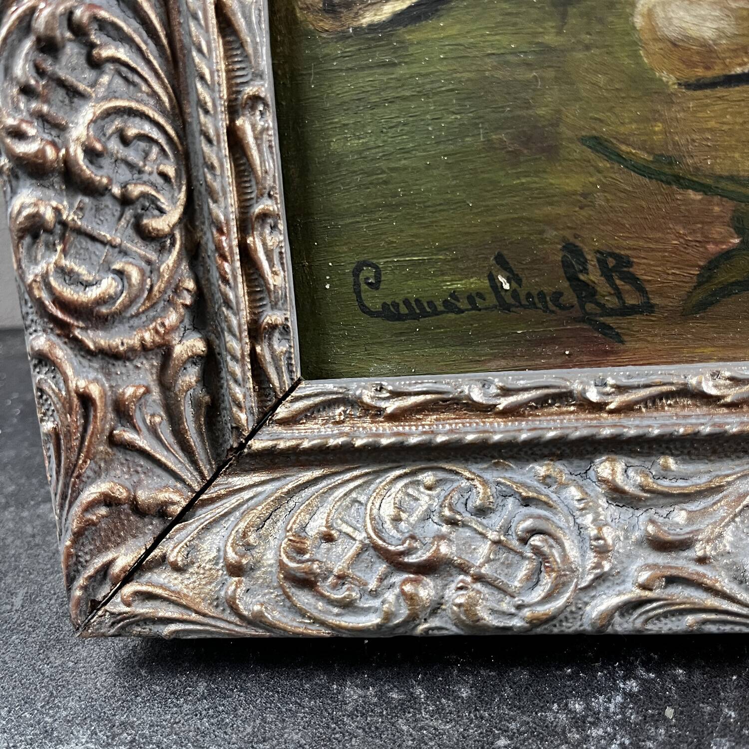 Painting from 1900 "The Cat with the Rose"