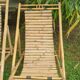Paire de chaises longues en bambou, transats