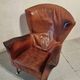 Vintage Dutch leather lounge chair, 1990s, Montis style