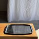 Vintage rectangular silver-plated tray with handles L37 W27 H1.5
