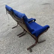 Pair of Siesta armchairs by Ingmar Relling, vintage Scandinavian design.