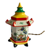 Vintage oriental pagoda lamp