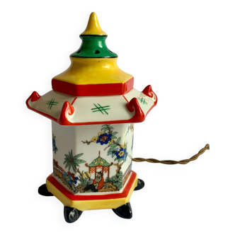 Vintage oriental pagoda lamp