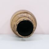 Vintage brown ceramic vase