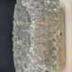 Vintage wall light Marguerite moulded glass