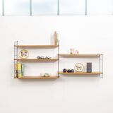 Teak string shelf. 1960s