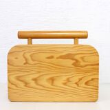 Pine magazine holder