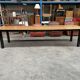 Restored oak farmhouse table of 3 meters