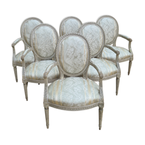 suite de 6 fauteuils