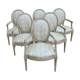 Suite de 6 fauteuils époque Louis XVI , vers 1785