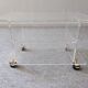 David Lange side table on wheels in plexiglass, France 1970.