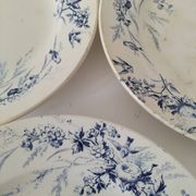 Assiettes Creil Montereau Modèle Linotte