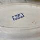 Duo of oval flat terre de fer u&c sarreguemines model "syrah" late nineteenth