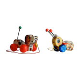 Jouets Fisher-Price toys à tirer des années 60