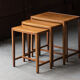 Set of 3 nesting tables in teak wood, Denmark, 1960’s