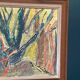 Original Swedish Oil on Panel – “Trees (Abstract Composition)” by Alam