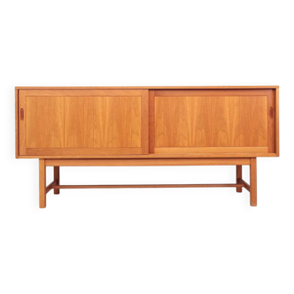 Buffet vintage en cerisier avec portes coulissantes par Kurt Østervig pour Tranekær Furniture, 1970