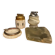 Ashtrays and lighters in onyx marble mother-of-pearl.