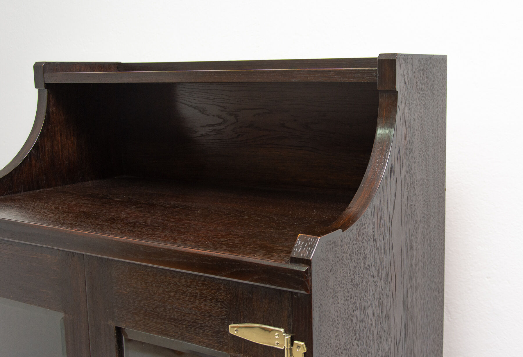 Antique viennese oak bookcase