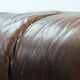 Brown Modular Leather Patchwork Sleeping Sofa Daybed, 1970s
