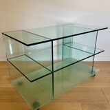 Glass TV stand