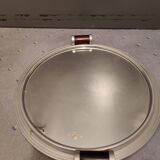 Round mirror tray from the 1930s with handles