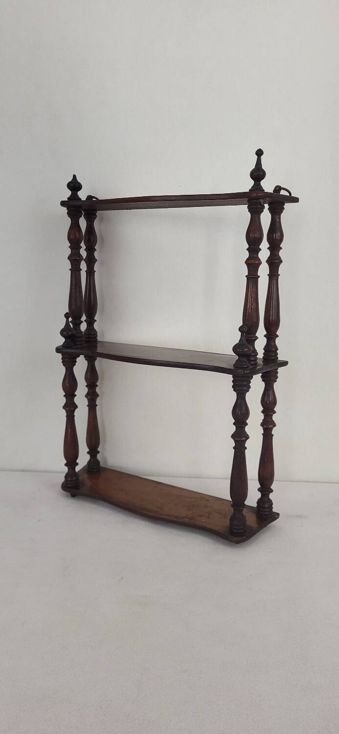 Napoleon III mahogany wall shelf