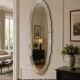 Large Mirror 180cm x 87cm, circa 1960-1970, in the style of Murano.