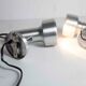 Paire d'appliques SCE 1970 aluminium ref 2312