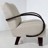 Pair of bentwood armchairs by Jindrich Halabala - Czech Republic 1940s