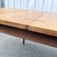 Extendable Scandinavian table from the 1950s – light wood