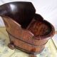 Children's bathtub vintage chinese wood 19th