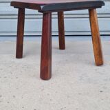 Elm milking stool