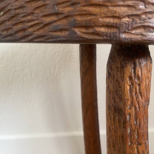 Brutalist tripod stool