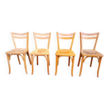 Set of 4 Baumann bistro chairs no. 56