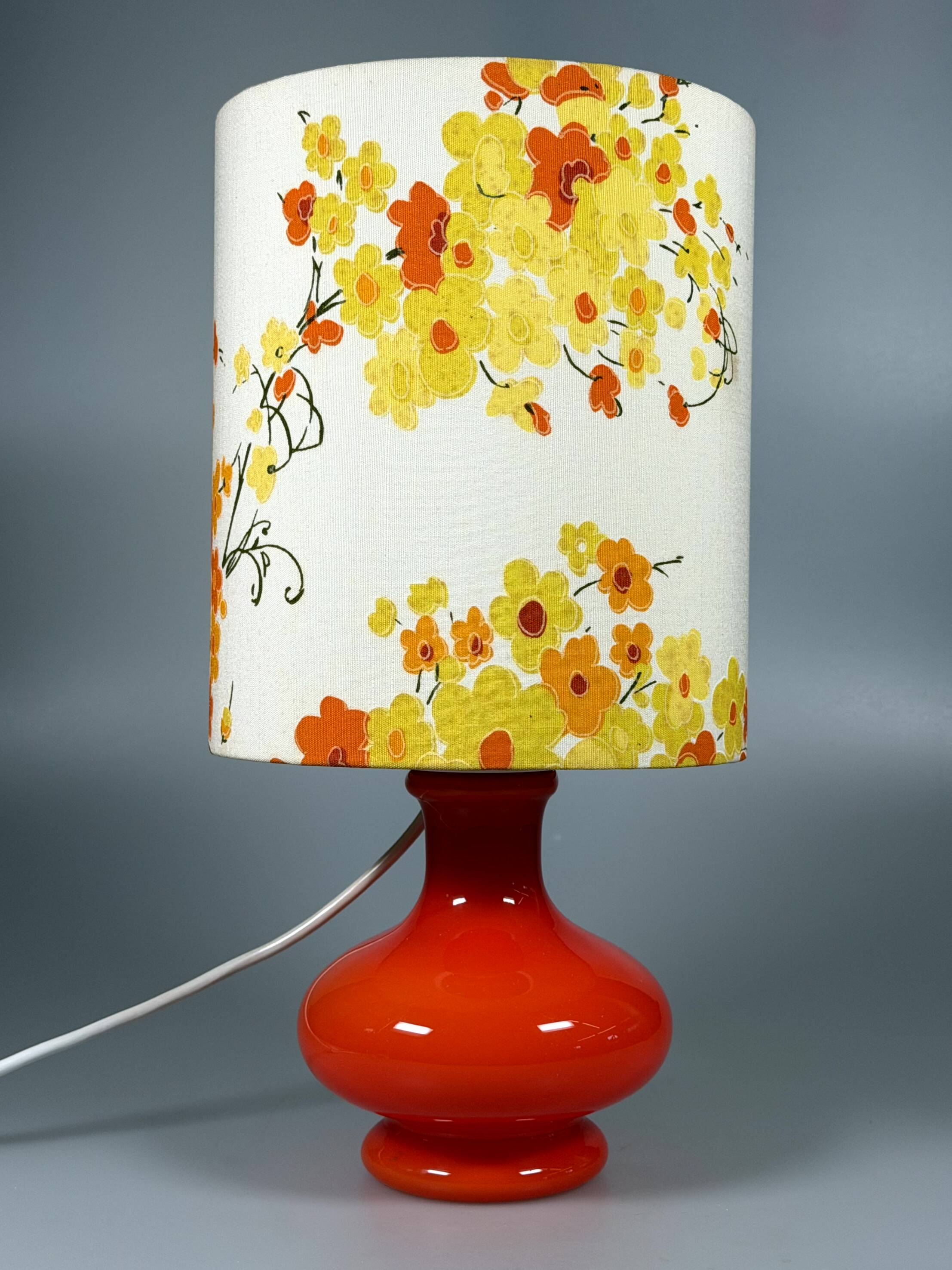 60s 70s Table Lamp Table Lamp Glass Mid Century Space Age Design