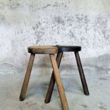 Pair of tripod stools