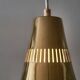 Vintage brass hanging lamp by Hans Agne Jakobsson model T 598
