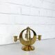 Mid-Century Scandinavian Brass Candlestick by Arthur Pe, Kolbäck, Sweden 1950-60