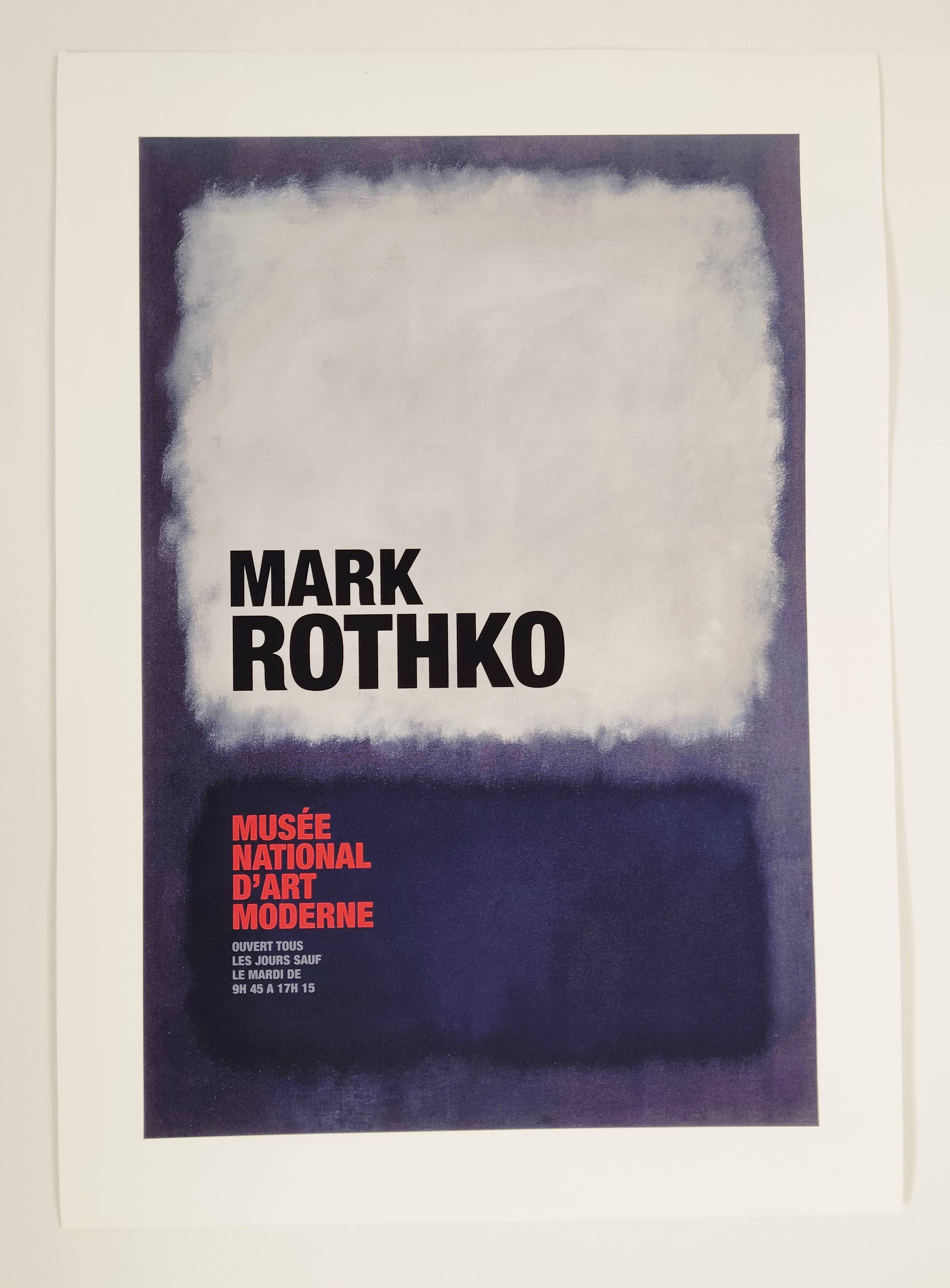 Mark ROTHKO Exhibition Poster