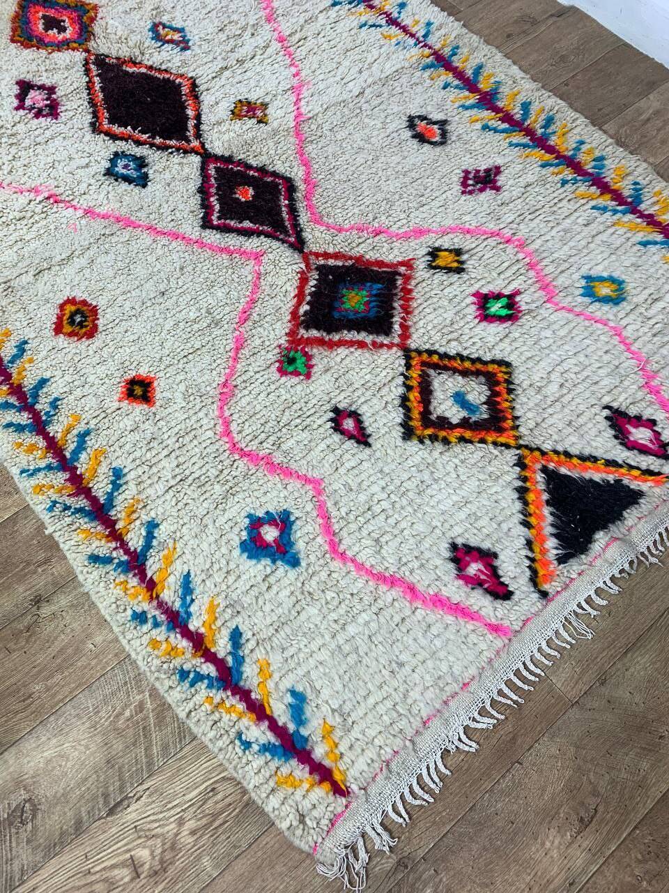 Handmade Moroccan Berber rug 240 x 147 cm