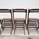 Set of 3 wooden folding chairs